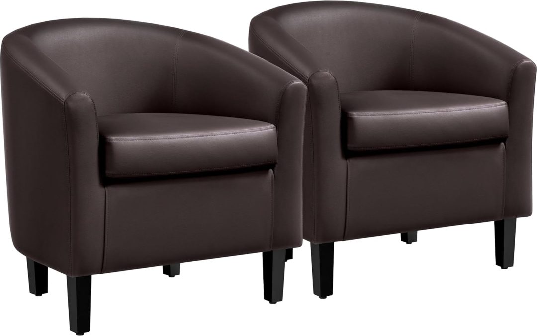 Elevate Your Space: Yaheetech Modern Barrel Chairs Review
