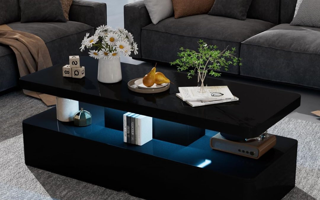 Illuminate Your Living Space: Review of the Oneinmil Modern LED Coffee Table