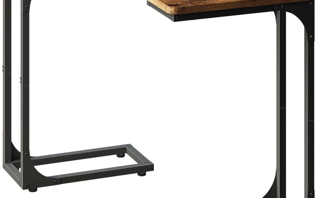 Stylish & Space-Saving: QEEIG Narrow C Shaped Side Table Review