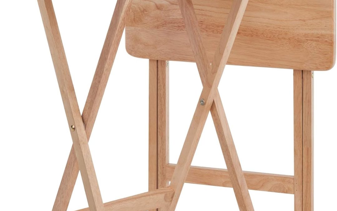 Transform Your Living Space: Winsome Alex Set of 2 Foldable Snack Tables Review