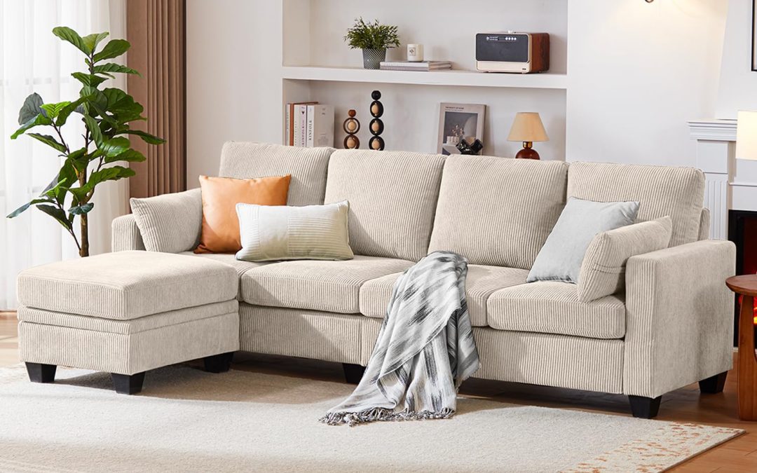 Transform Your Space: Review of the CHIC HOUSE Corduroy Modular Sectional Couch
