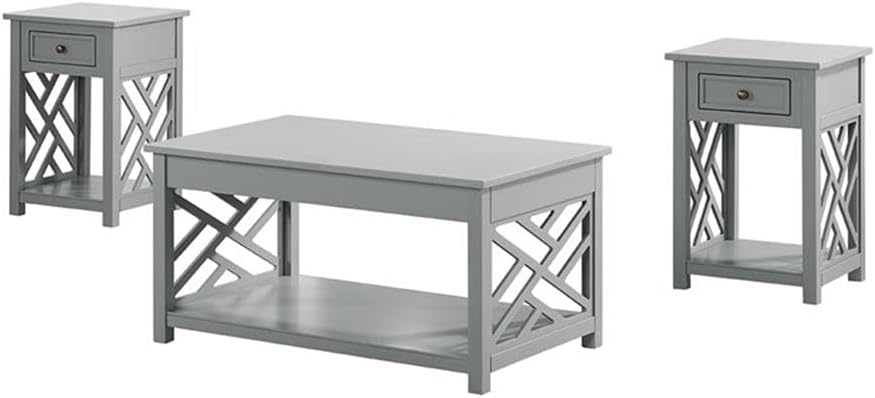 Transform Your Space: Review of the Coventry 3-Piece Coffee and End Tables Set
